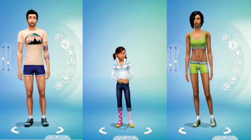New CAS pictures, via SimsCommunity