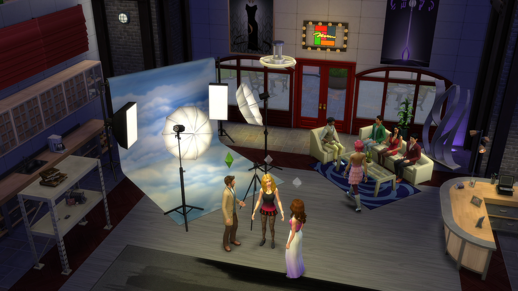You can build (and run) a photography shop in The Sims 4 Get to Work. Learn more on Tuesday!