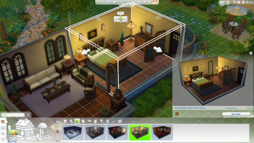 3 NEW PICTURES OF HOMES AND BUILD MODE
The first picture is very similar to this one, but there are more Sims on the lot. The second picture shows two sets of mission style furniture.